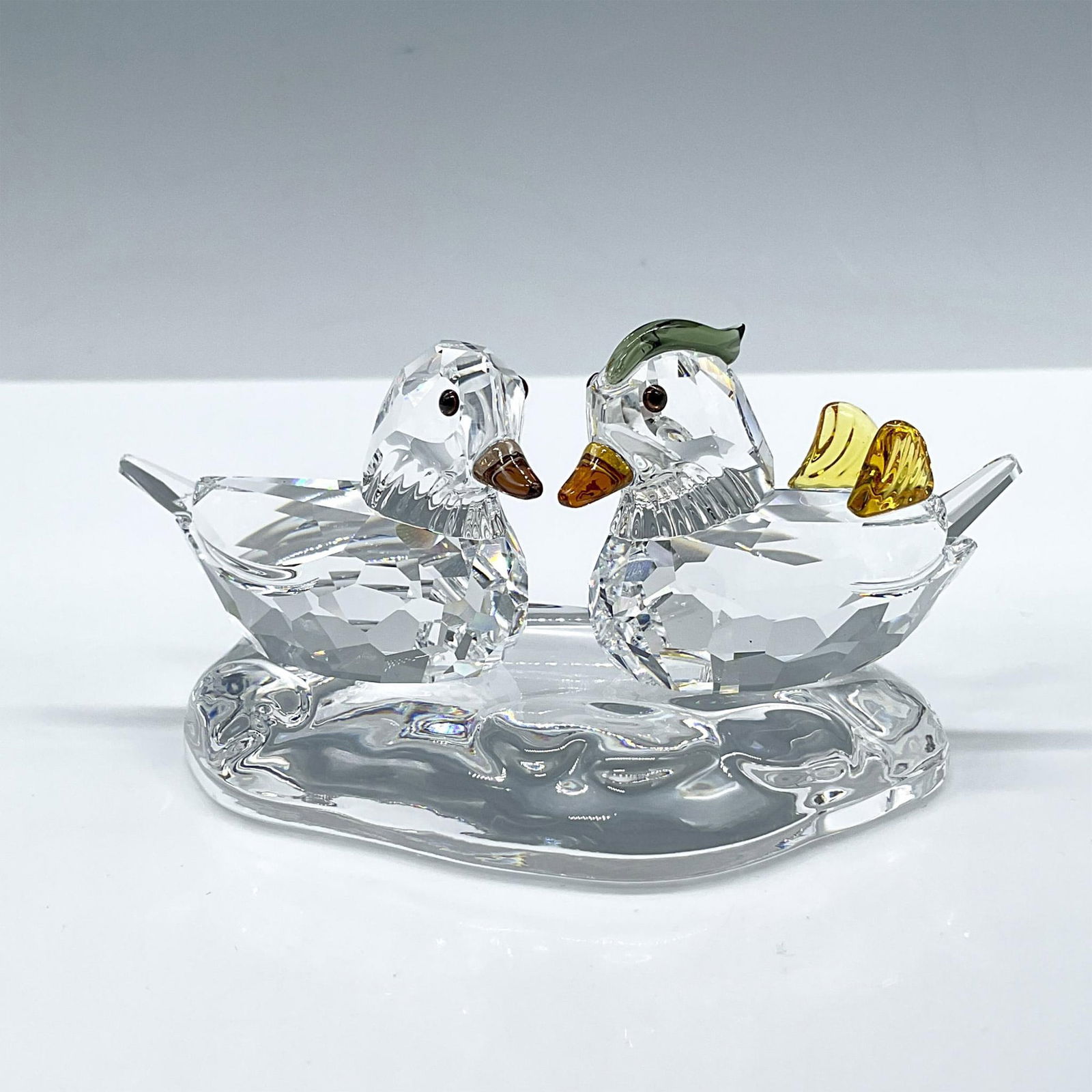 Swarovski Crystal Figurines, Mandarin Ducks (1 of 4)