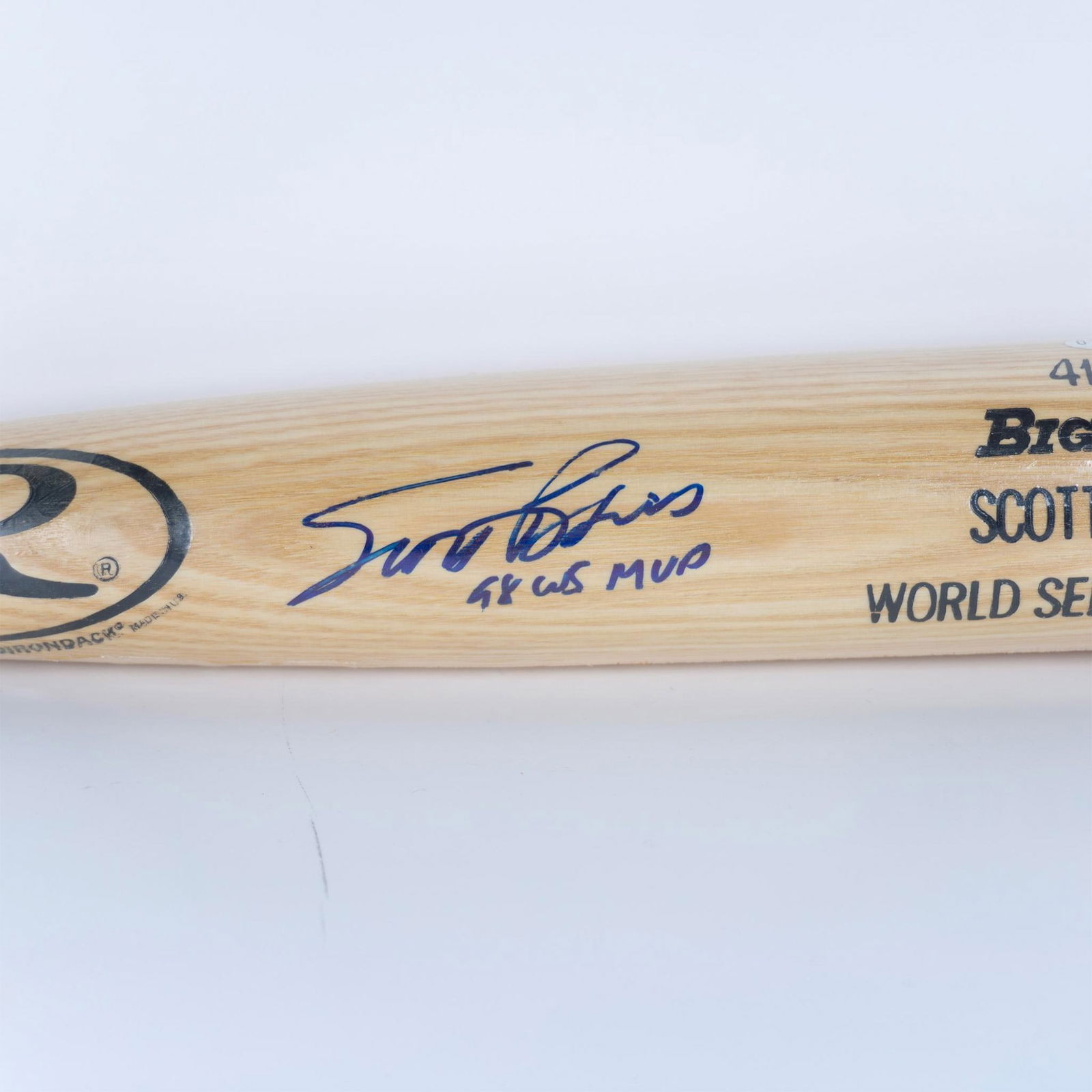 MVP Yankee Scott Brosius Autographed Rawlings Baseball Bat (1 of 6)