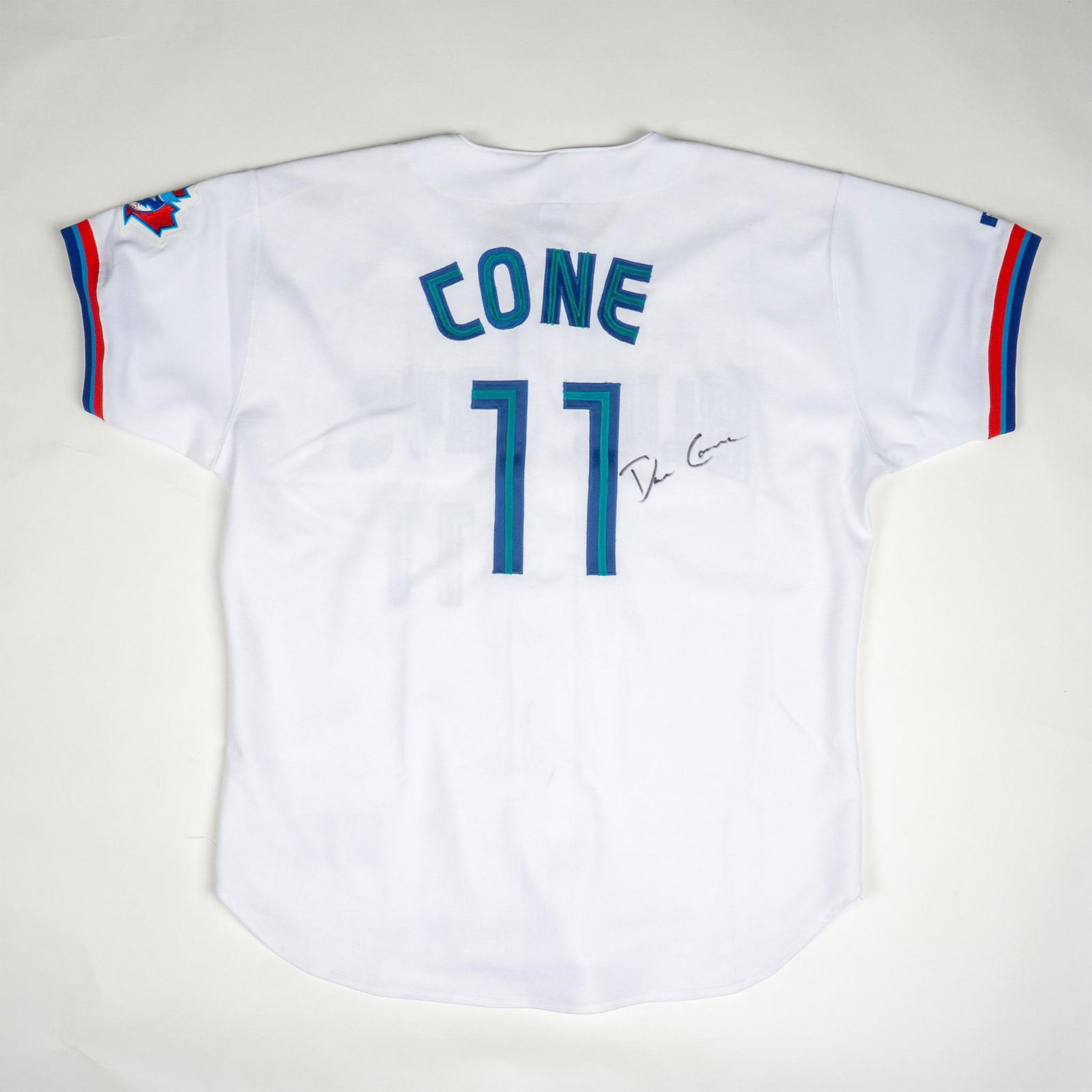 David Cone Russel Athletic MLB Autographed Jersey (1 of 7)