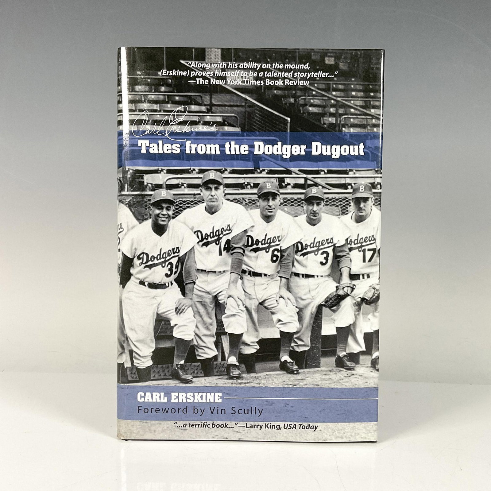 Signed Carl Erskine Book, Tales From The Dodger Dugout (1 of 6)