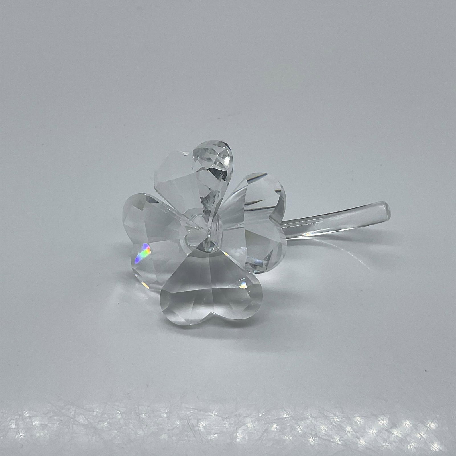 Swarovski Crystal Figurine, Four Leaf Clover (1 of 3)