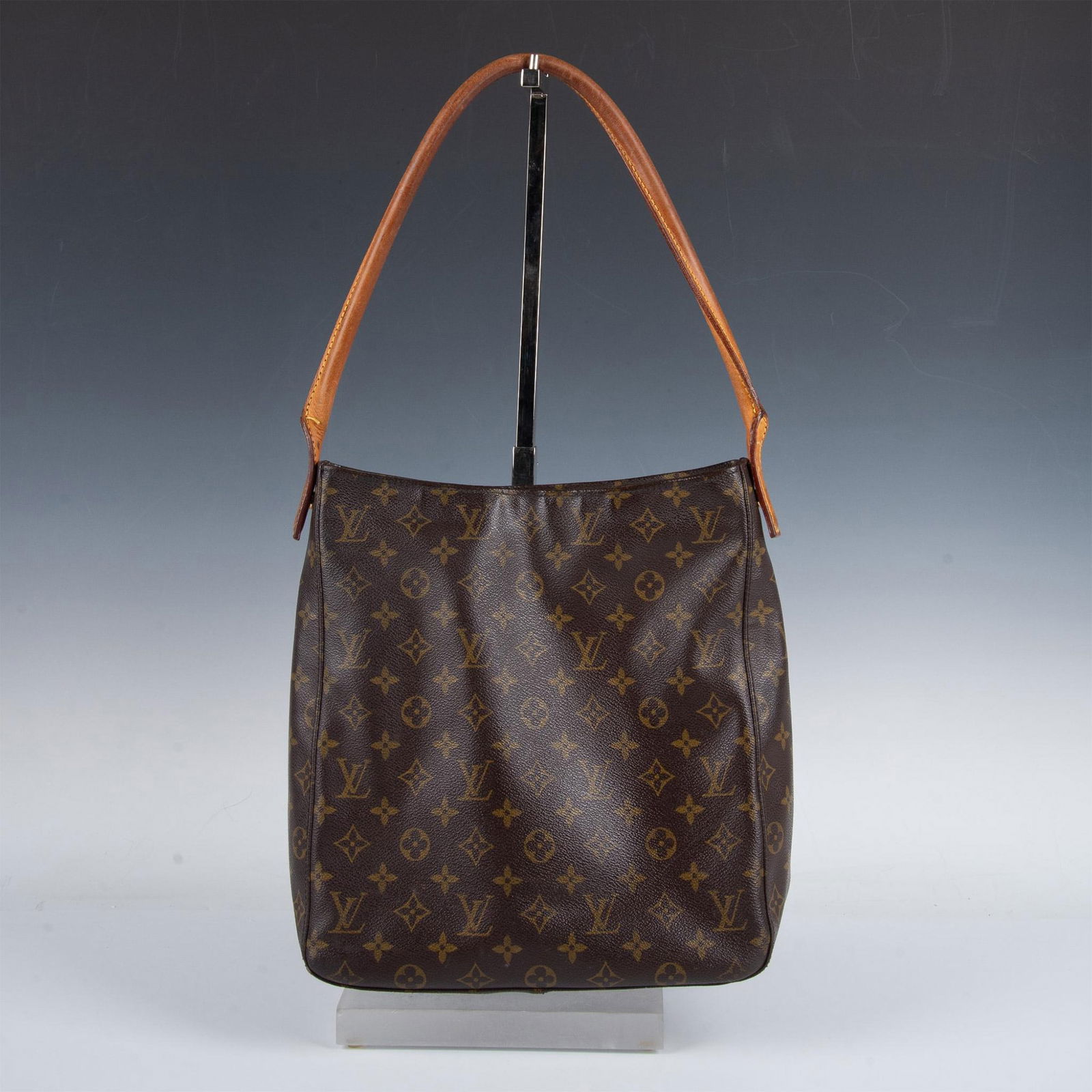 Authentic Louis Vuitton Coated LV Monogram Loop Bag (1 of 4)