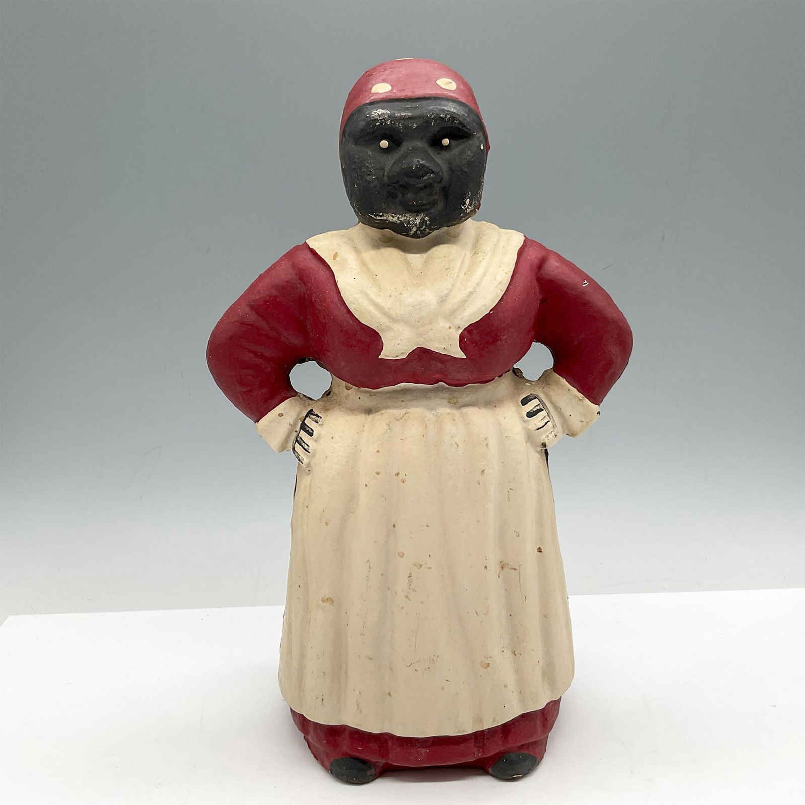 Black Americana  Aunt Jemima Cast Iron Coin Bank (1 of 4)