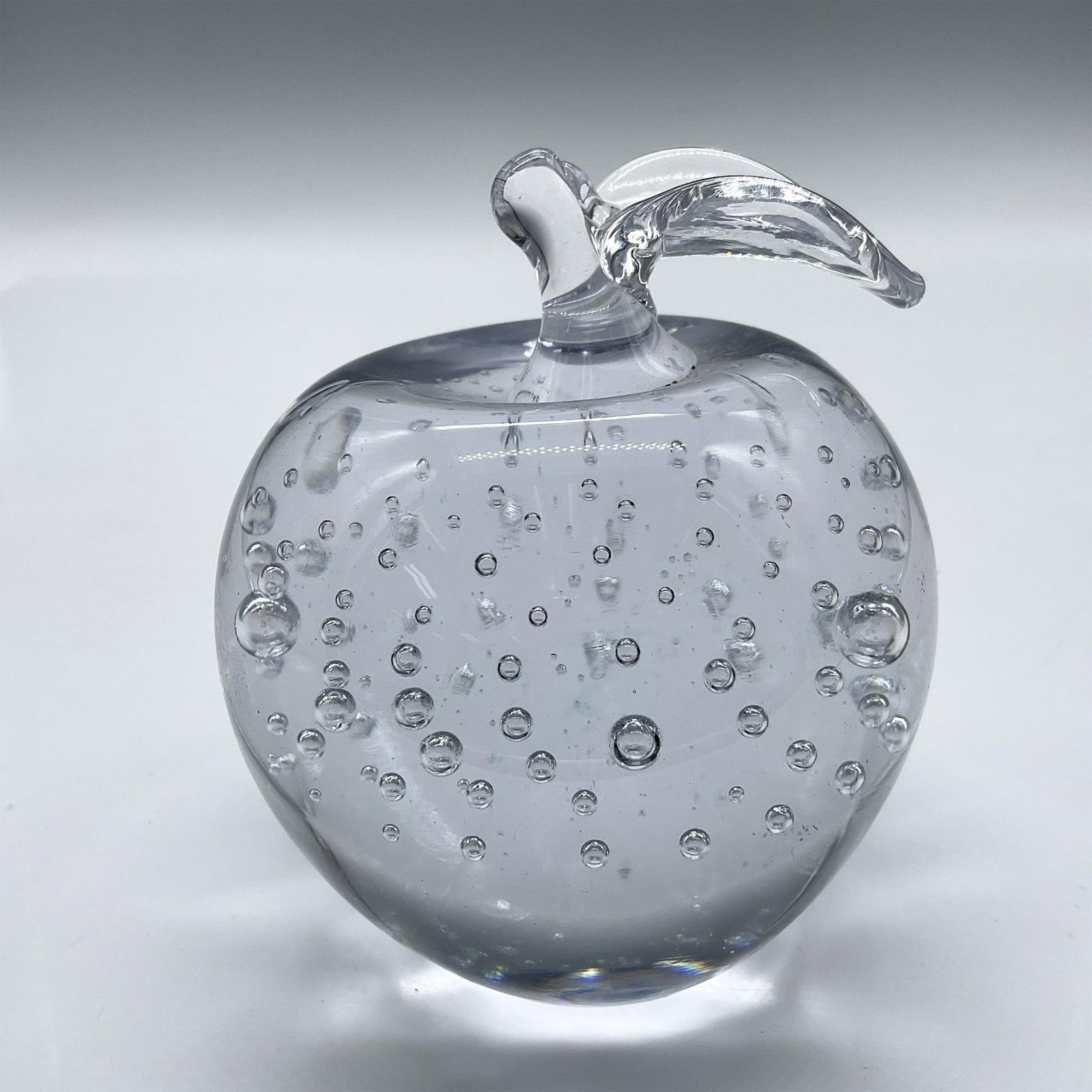 Vintage Crystal Bullicante Apple Paperweight (1 of 3)