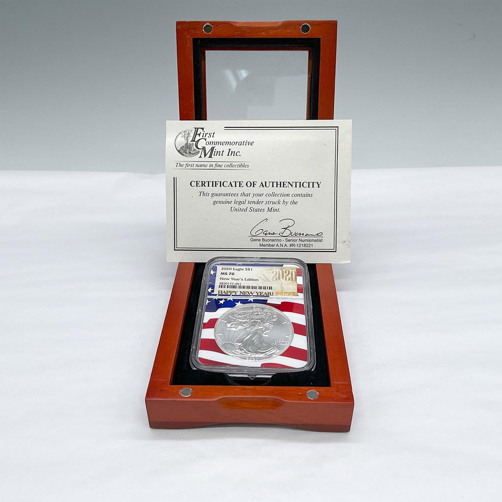 2020 Silver Eagle Dollar NGC MS70 New Years Edition (1 of 3)