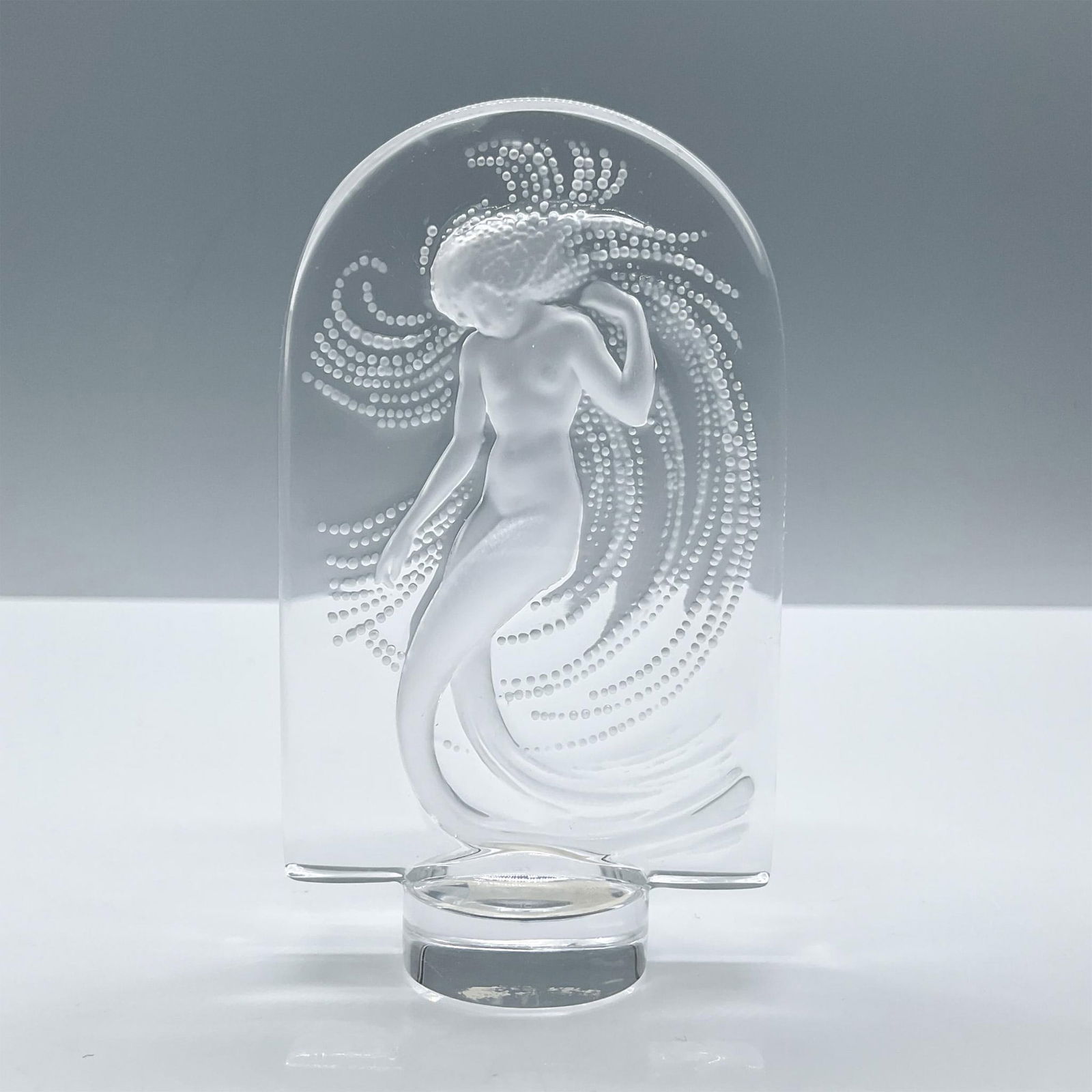 Lalique Crystal Panel Figurine, Naiade (1 of 3)