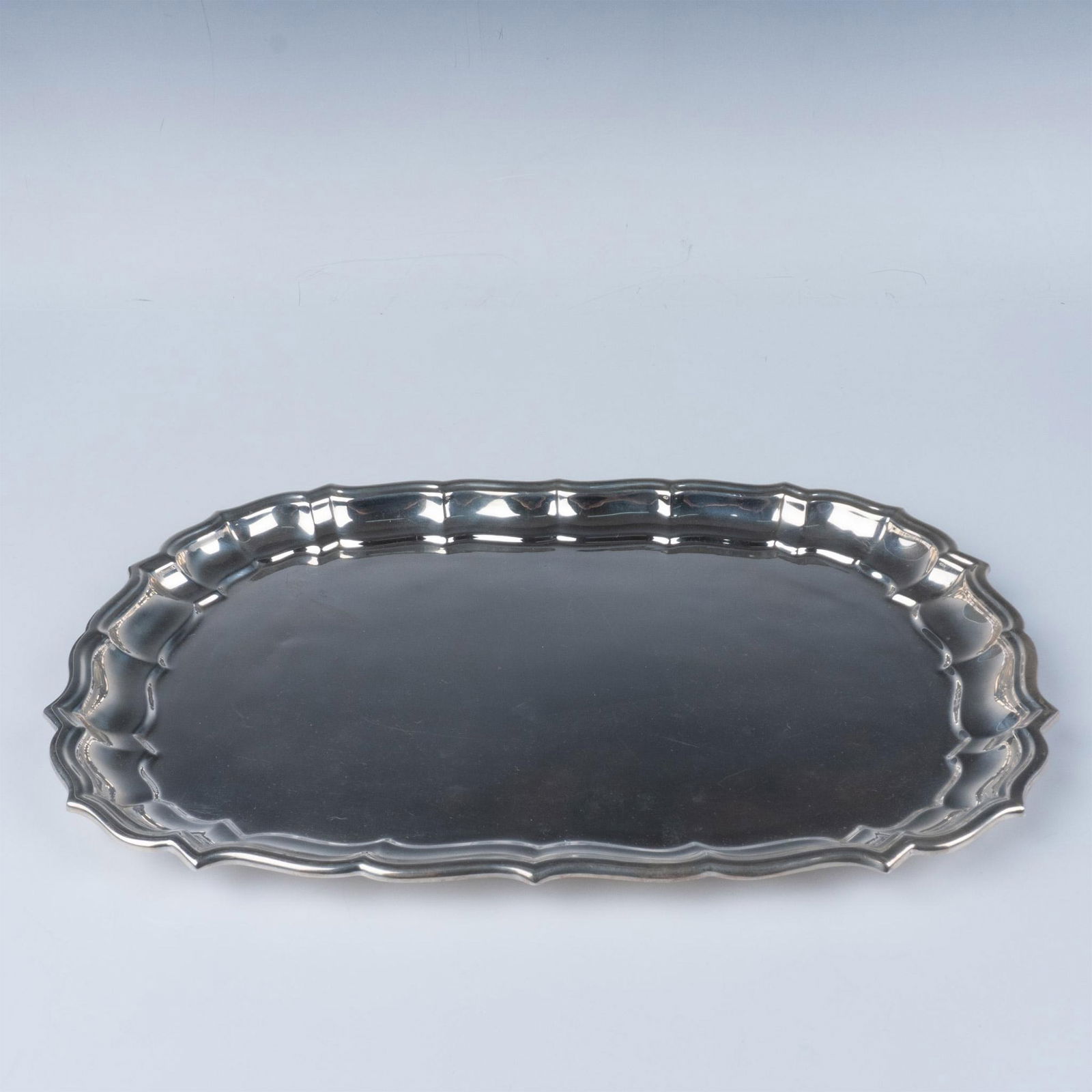 Reed and Barton Sterling Silver Serving Tray, Chippendale (1 of 5)