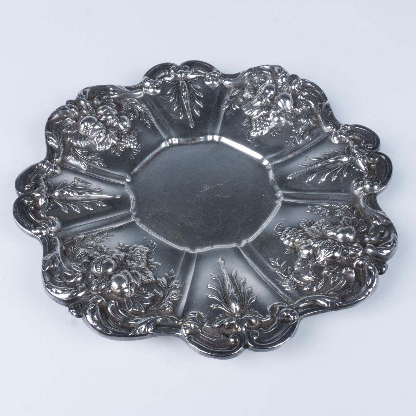 Reed And Barton Sterling Silver Platter, Francis I Auction