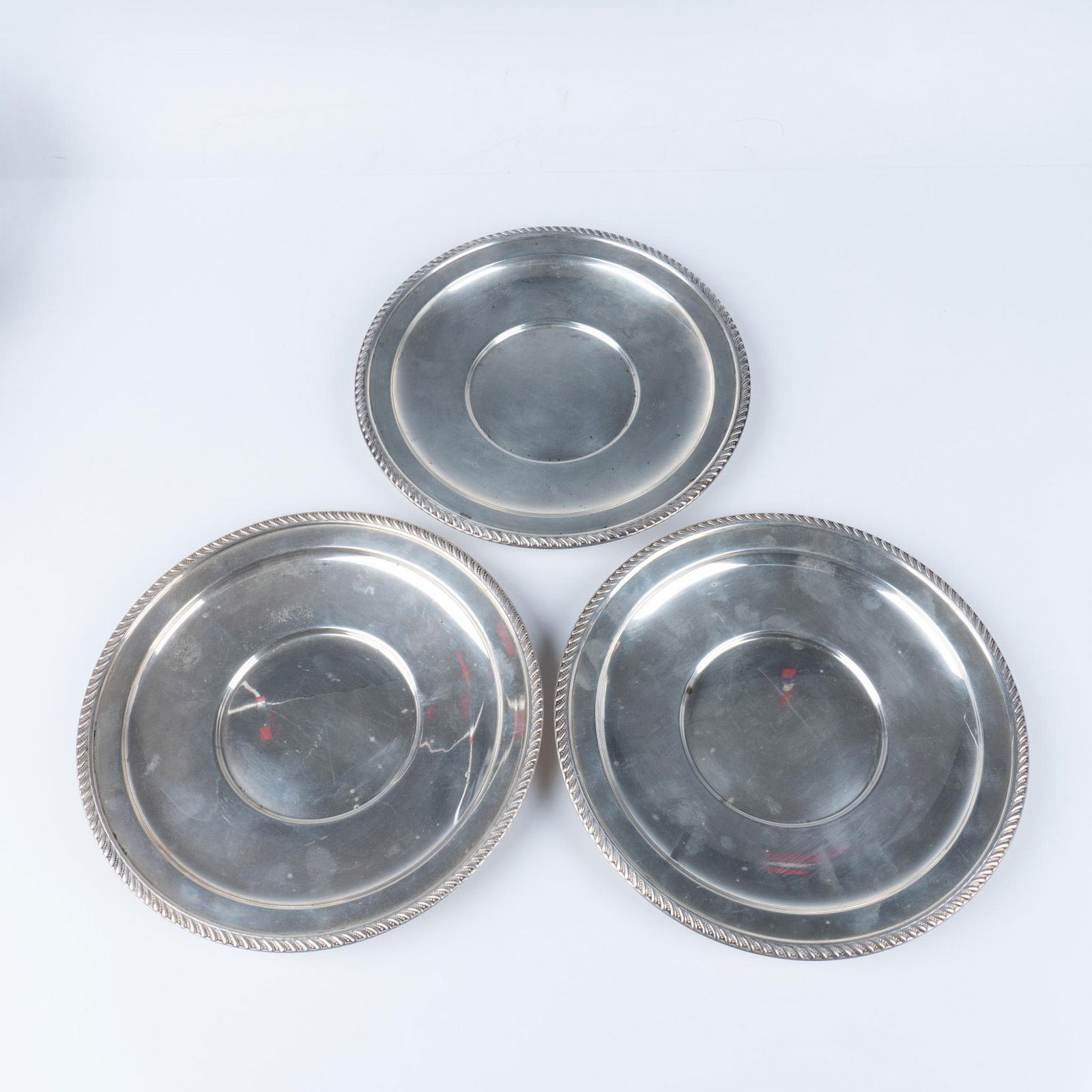 3pc Sterling Silver Plates (1 of 4)