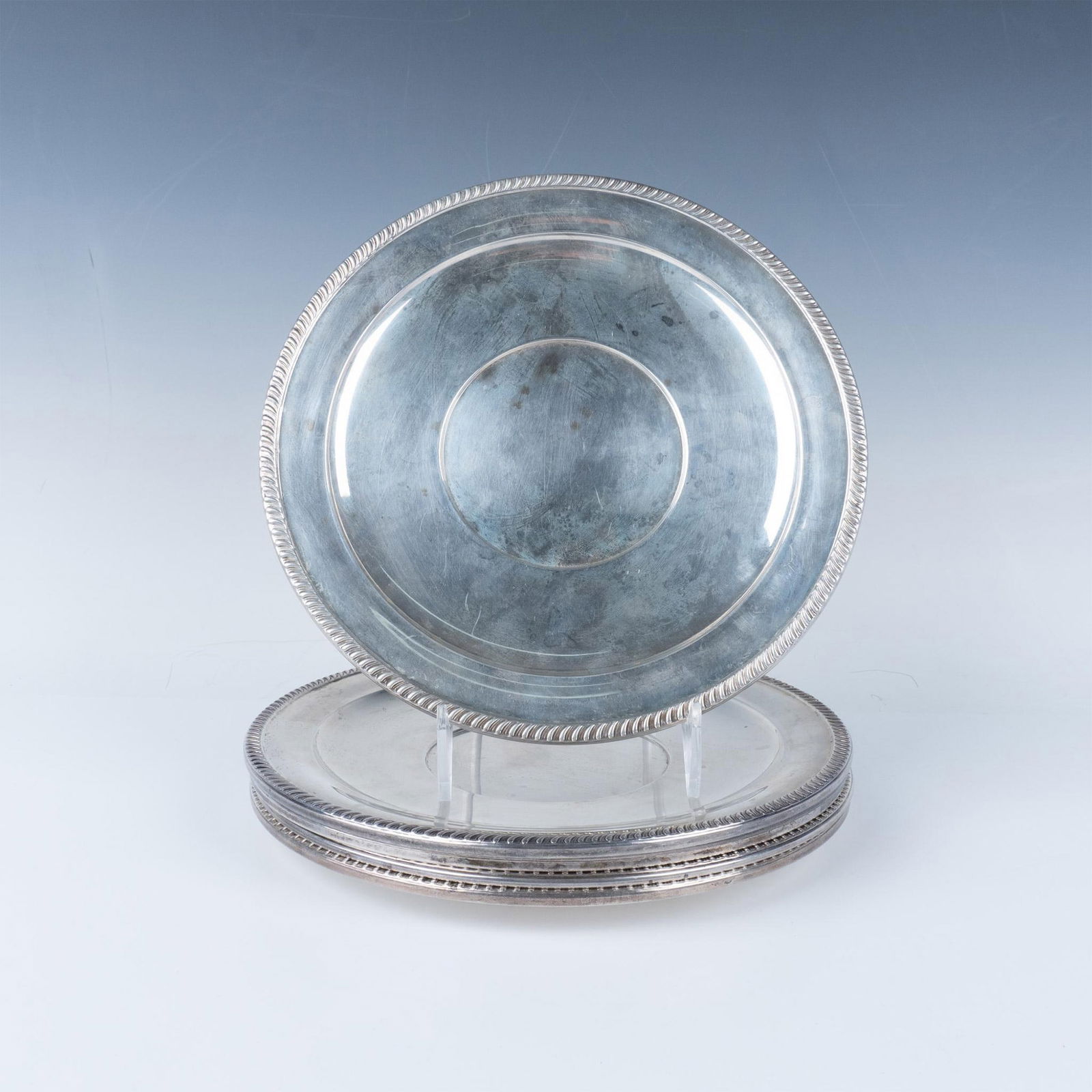 6pc Hunt H K Lion Sterling Plates (1 of 6)