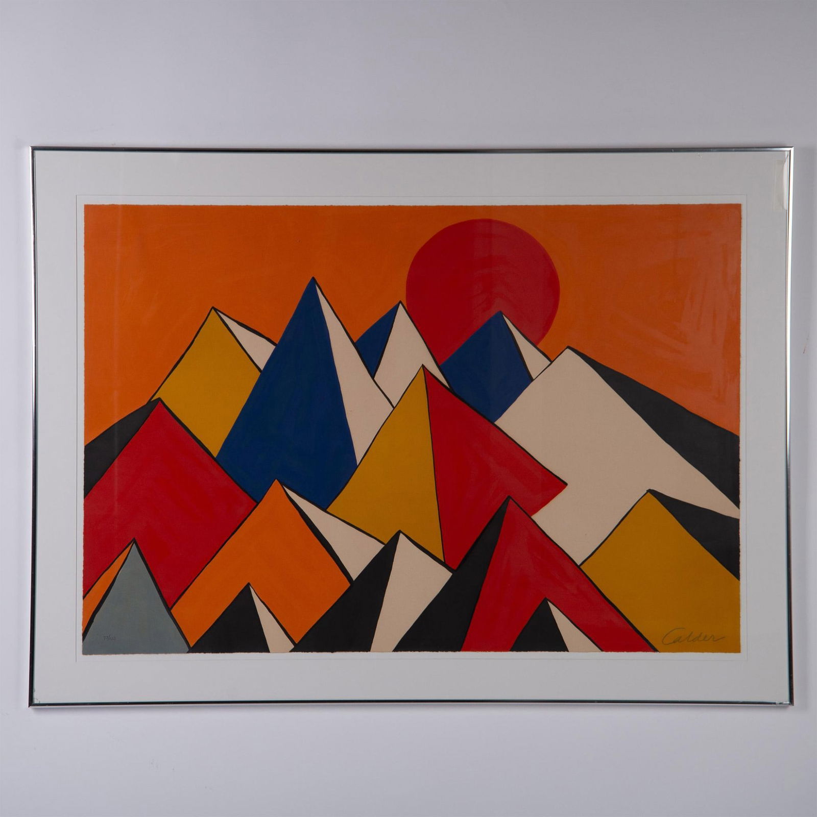 Alexander Calder, Large Original Color Lithograph, Signed (1 of 4)