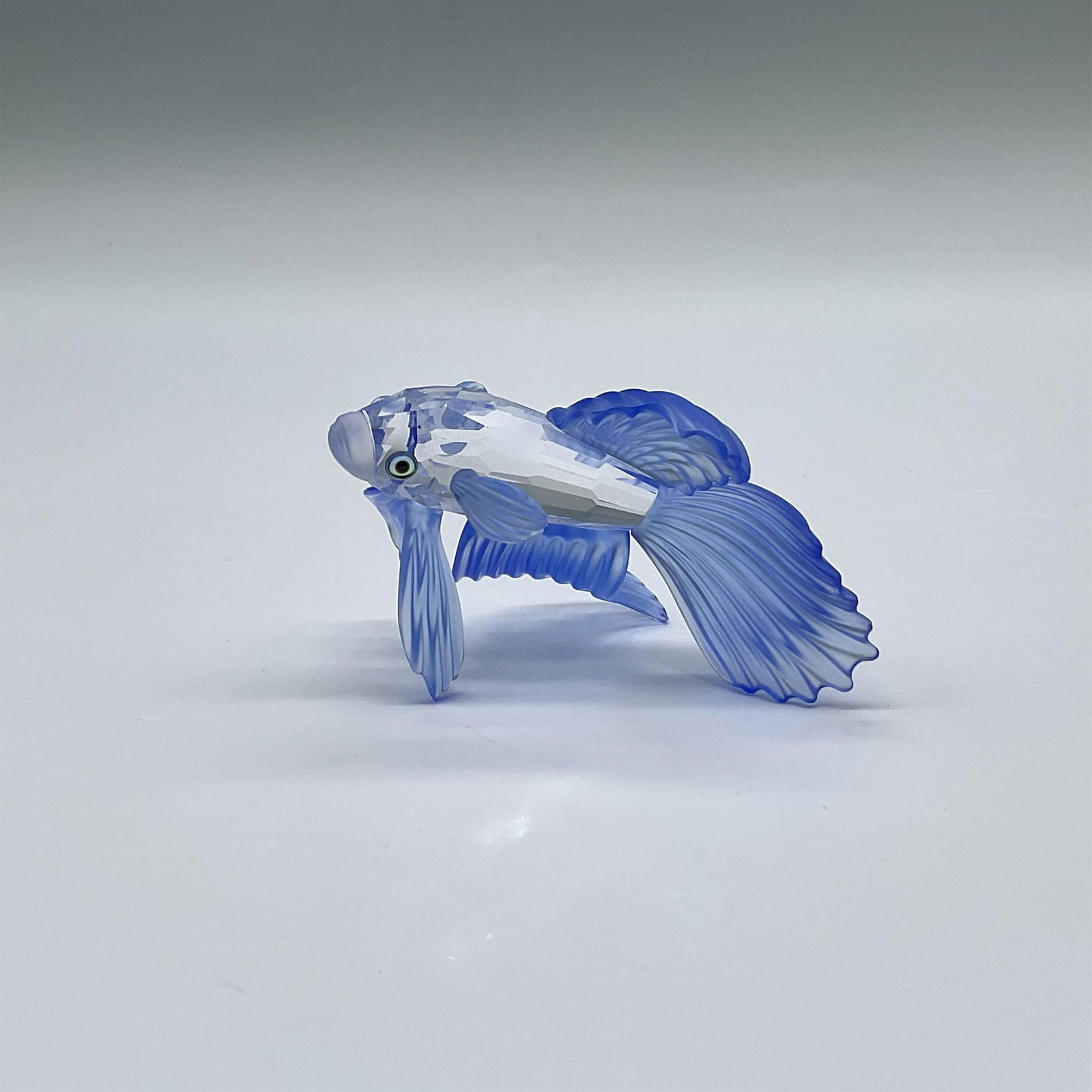 Swarovski Crystal Figurine, Siamese Fighting Fish - Blue (1 of 4)