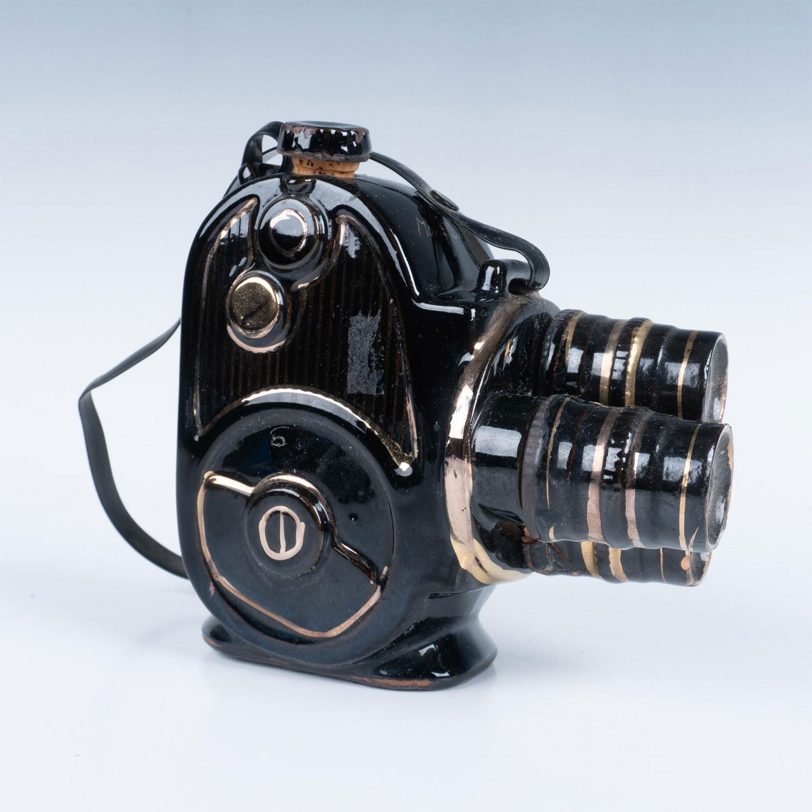 Collectible Relco Porcelain Decanter, Movie Shot Camera (1 of 6)