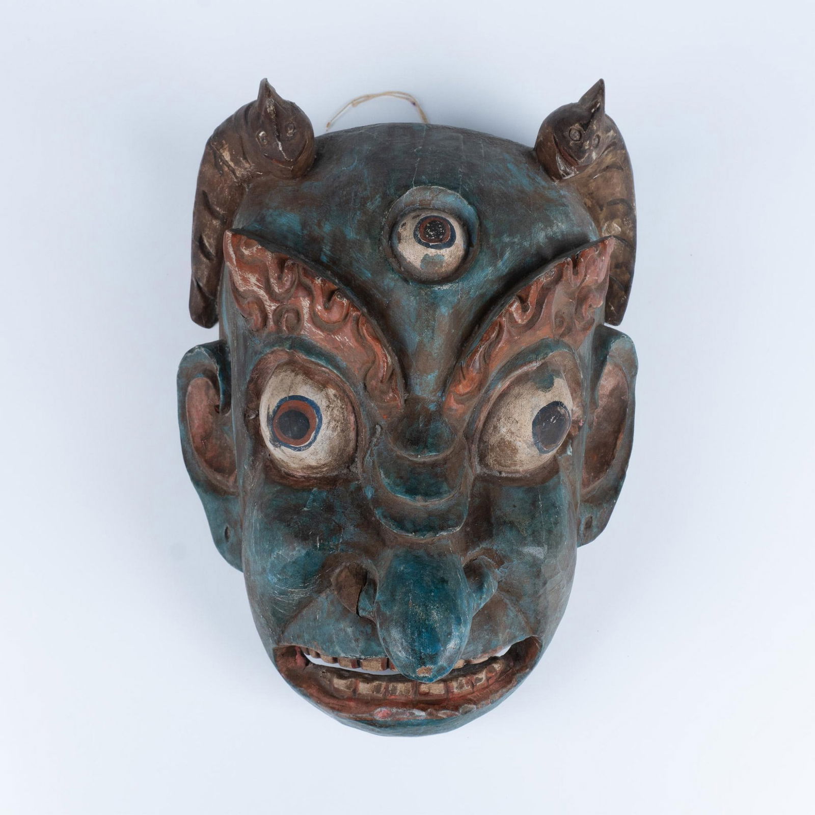 Carved Wooden Wall Mask (1 of 4)