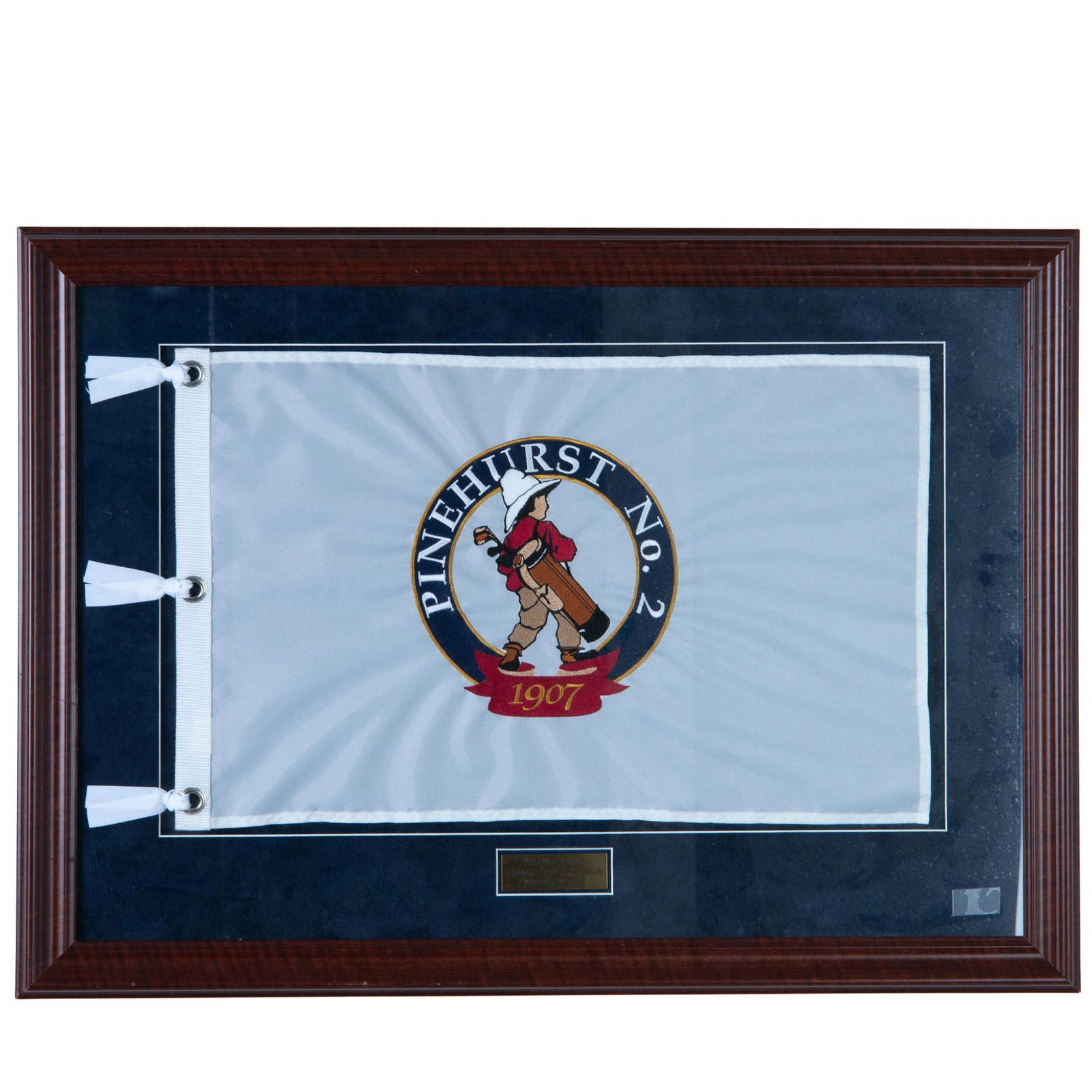 Original Pinehurst No. 2 Golf Embroidered Flag 2007 (1 of 4)