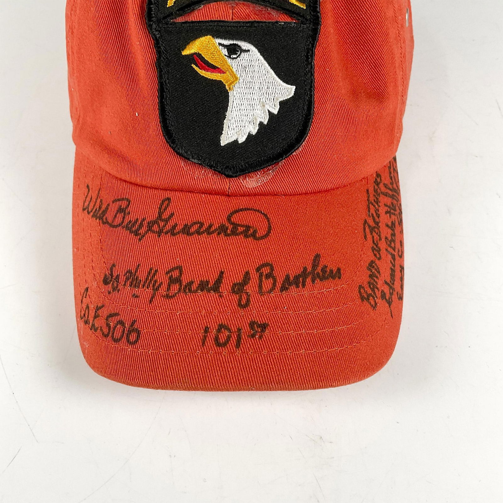 WWII South Philly Band of Brothers Airborne Signed Cap (1 of 7)