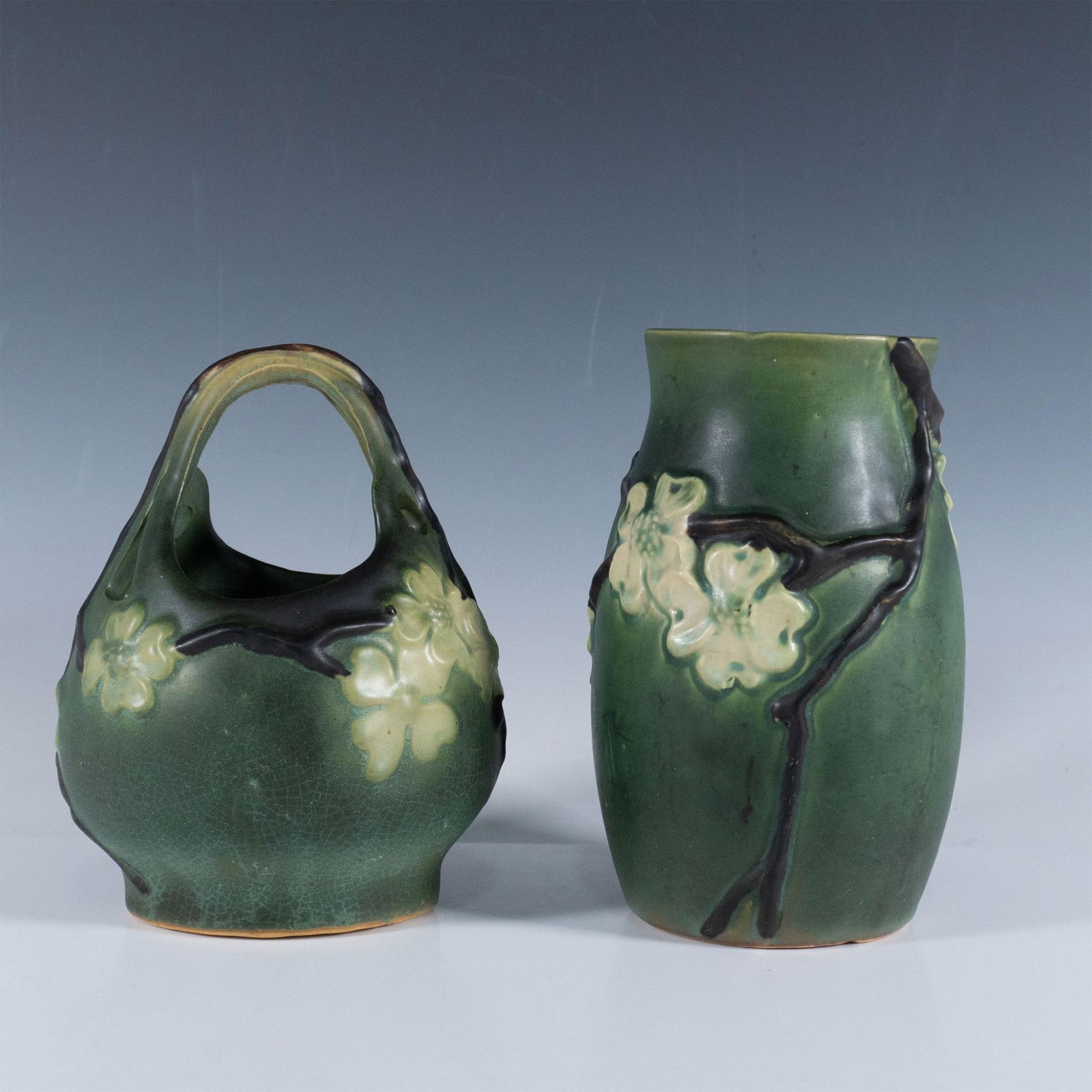 2pc Green Apple Blossom Ceramics (1 of 4)