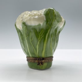 Limoges Enamel Treasure Box, Cauliflower