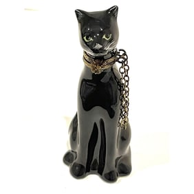 Rare Limoges France Keepsake, Black Panther Signed Numbered