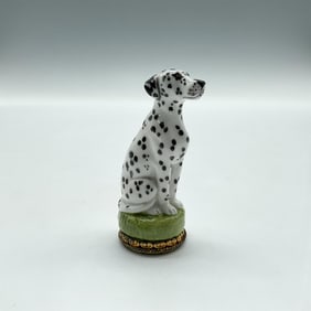 Halcyon Days Porcelain Figurine, Dalmatian