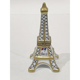 Limited Ed Limoges Keepsake, Eiffel Tower Signed Numbered