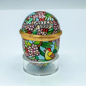 Halcyon Days Enamel Egg Box , Easter 1999