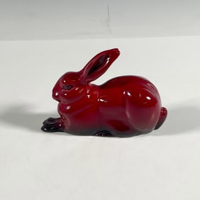 Hare Crouching HN2592 - Royal Doulton Flambe Figurine