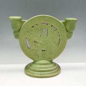 Royal Doulton Stoneware Candelabra, The Birth of Printing