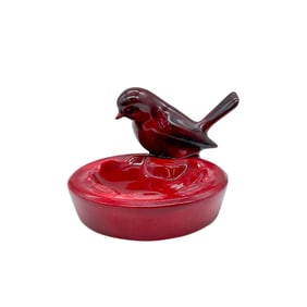 Royal Doulton Flambe Colorway Ashtray, Robin HN1089
