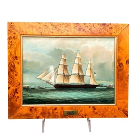 Wedgwood Sea Witch Nautical Clipper Porcelain Plaque