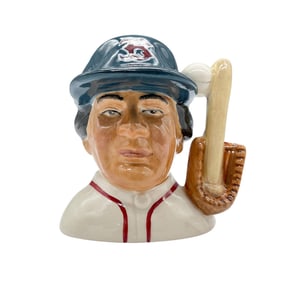 Royal Doulton Prototype Colorway Mini Jug, Baseball Player
