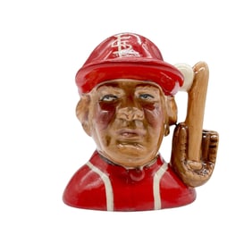 Royal Doulton Prototype Colorway Mini Jug, Baseball Player