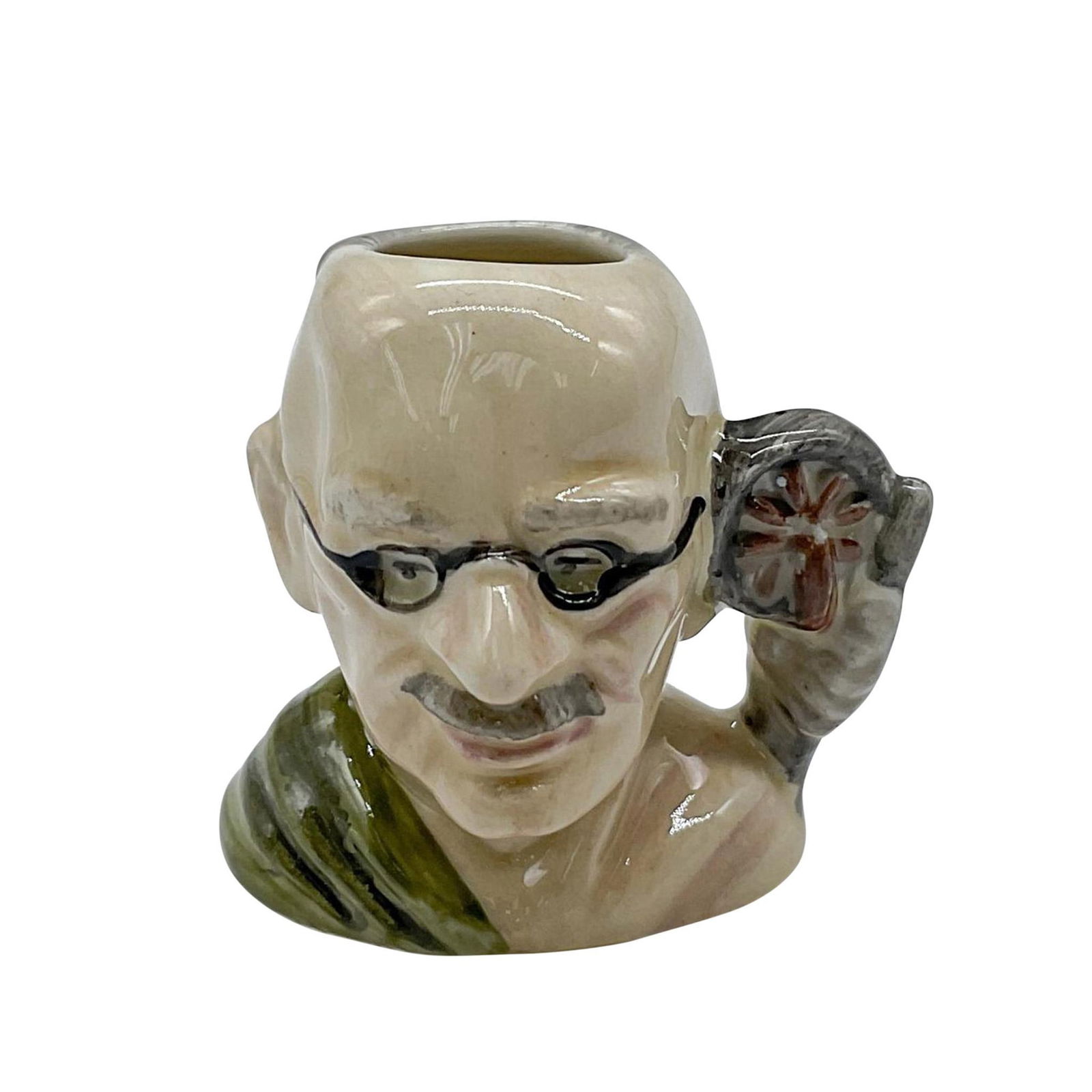 Jug, Gandhi Prototype - Tiny - Royal Doulton Character Jug (1 of 4)