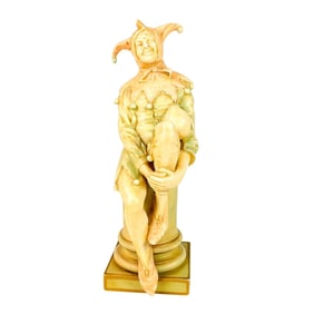 Jester - Doulton Burslem Vellum Figure