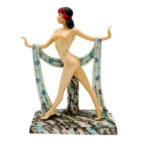 Kevin Francis Ceramic Art Deco Guild Figurine, Free Spirit