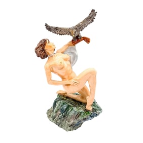 Peggy Davies Artists Original Colorway Figurine Freedom Girl
