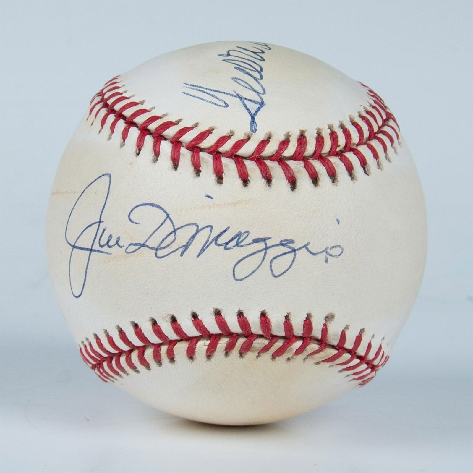 HOF Ted Williams and Joe DiMaggio Autographed Rawlings Baseball (1 of 4)