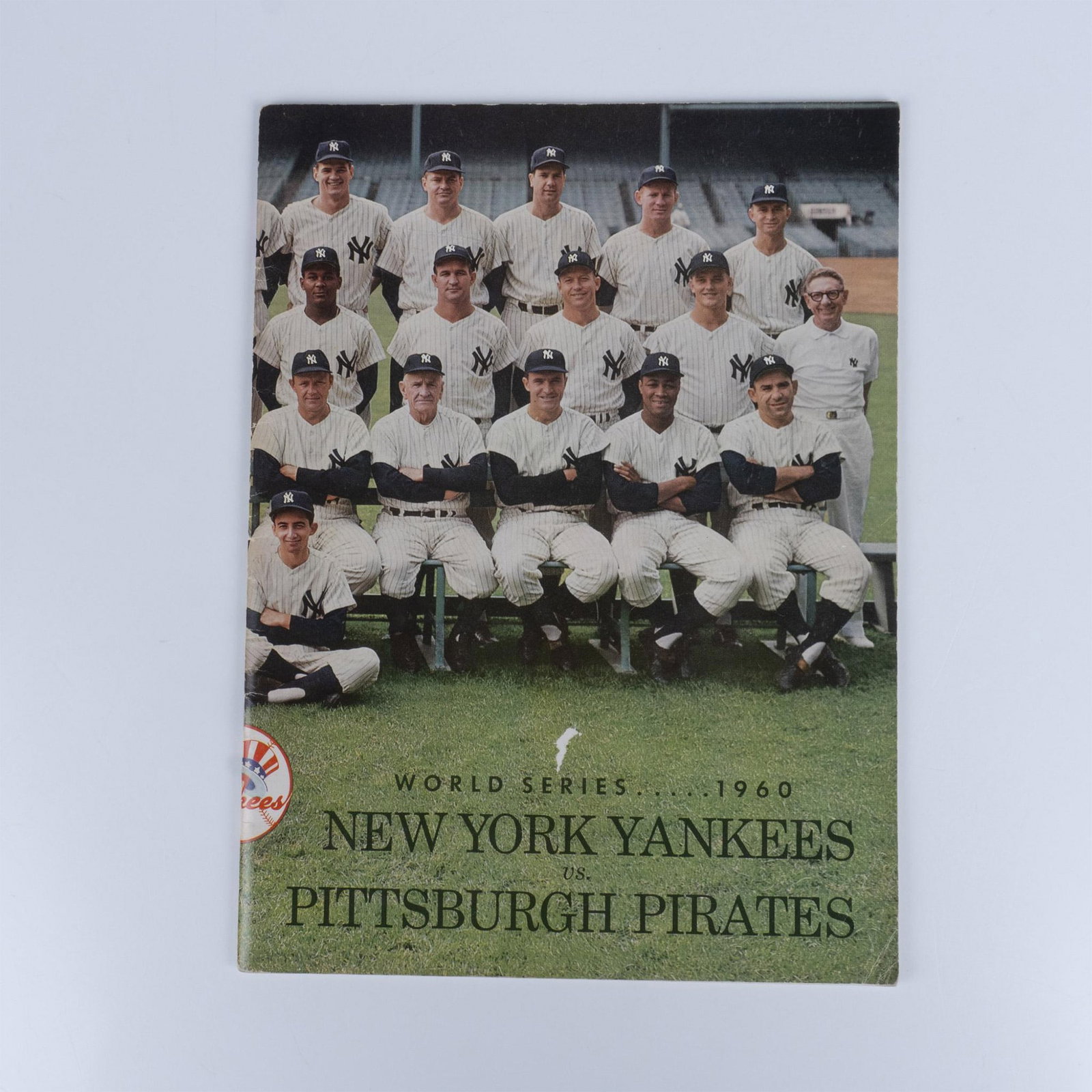1960 World Series Official Program,: This is the full program for the World Series between the New York Yankees and the Pittsburgh Pirates. It features the Yankees on the cover as this was their Yankees 25th Pennant year. Issued: 1960 Di