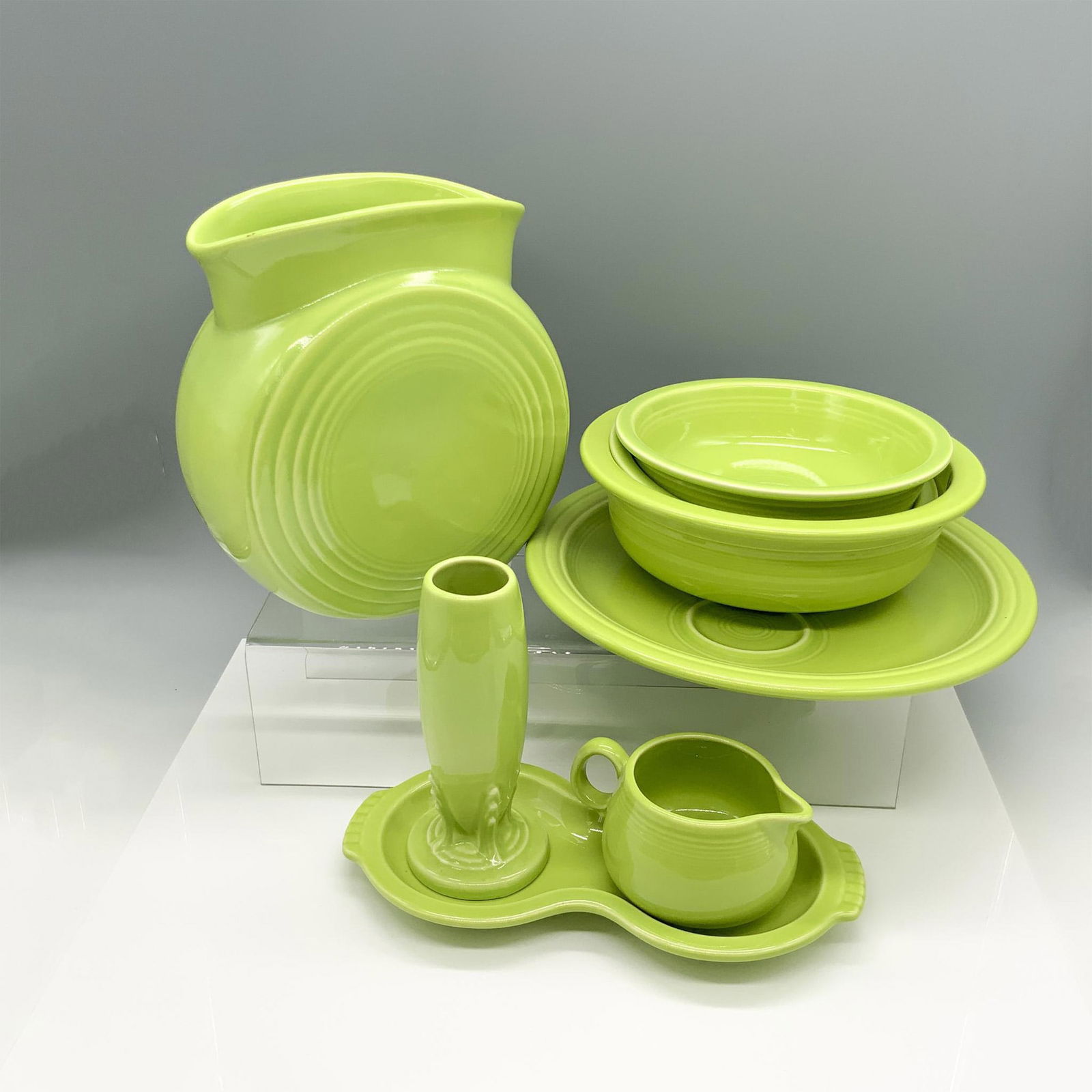 8pc Fiesta Lemongrass Dinnerware Set with Accessories (1 of 2)