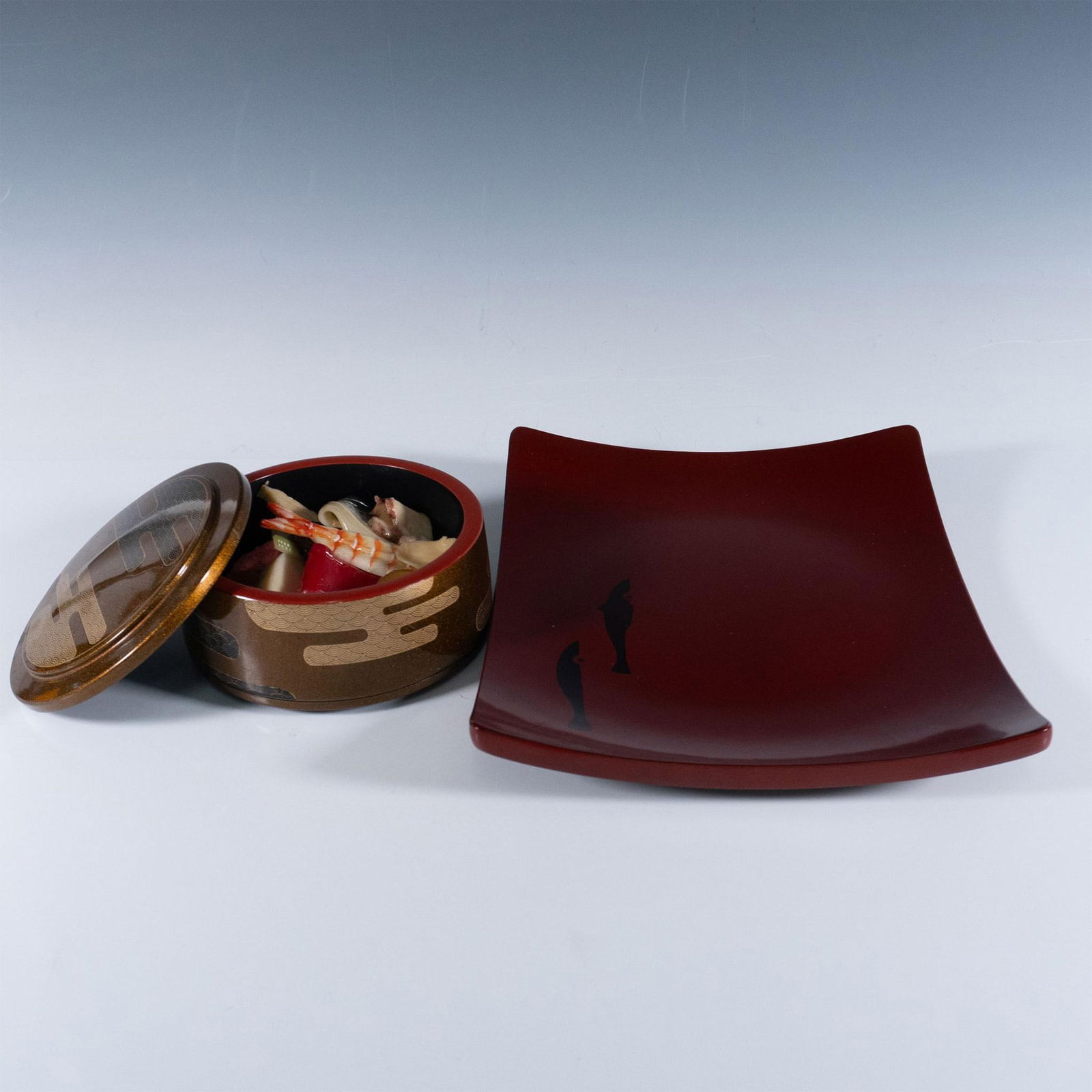 2pc Realistic Sashimi Art Bowl and Serving Plate (1 of 3)