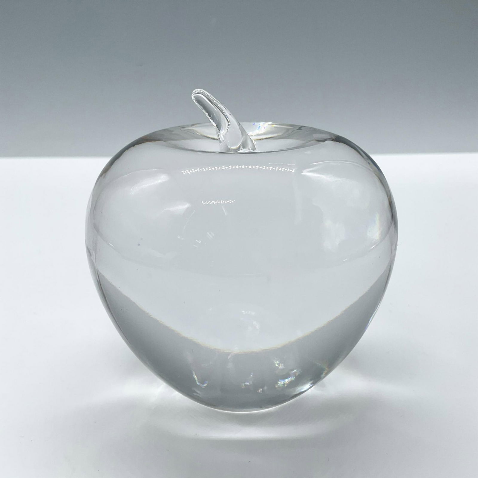 Tiffany & Co. Crystal Paperweight, Apple (1 of 3)