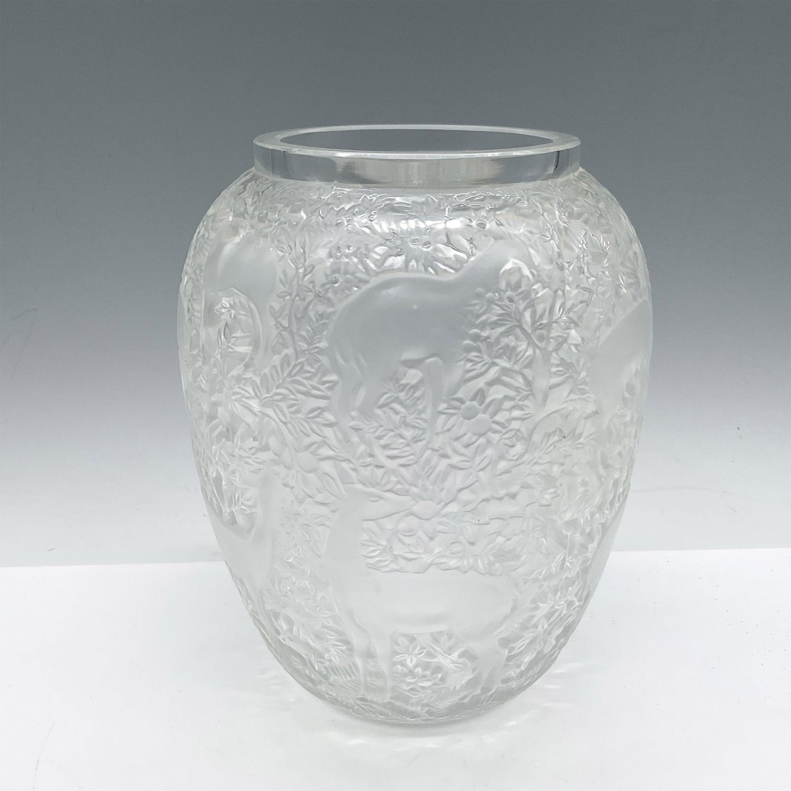 Rene Lalique Biches Vase Auction