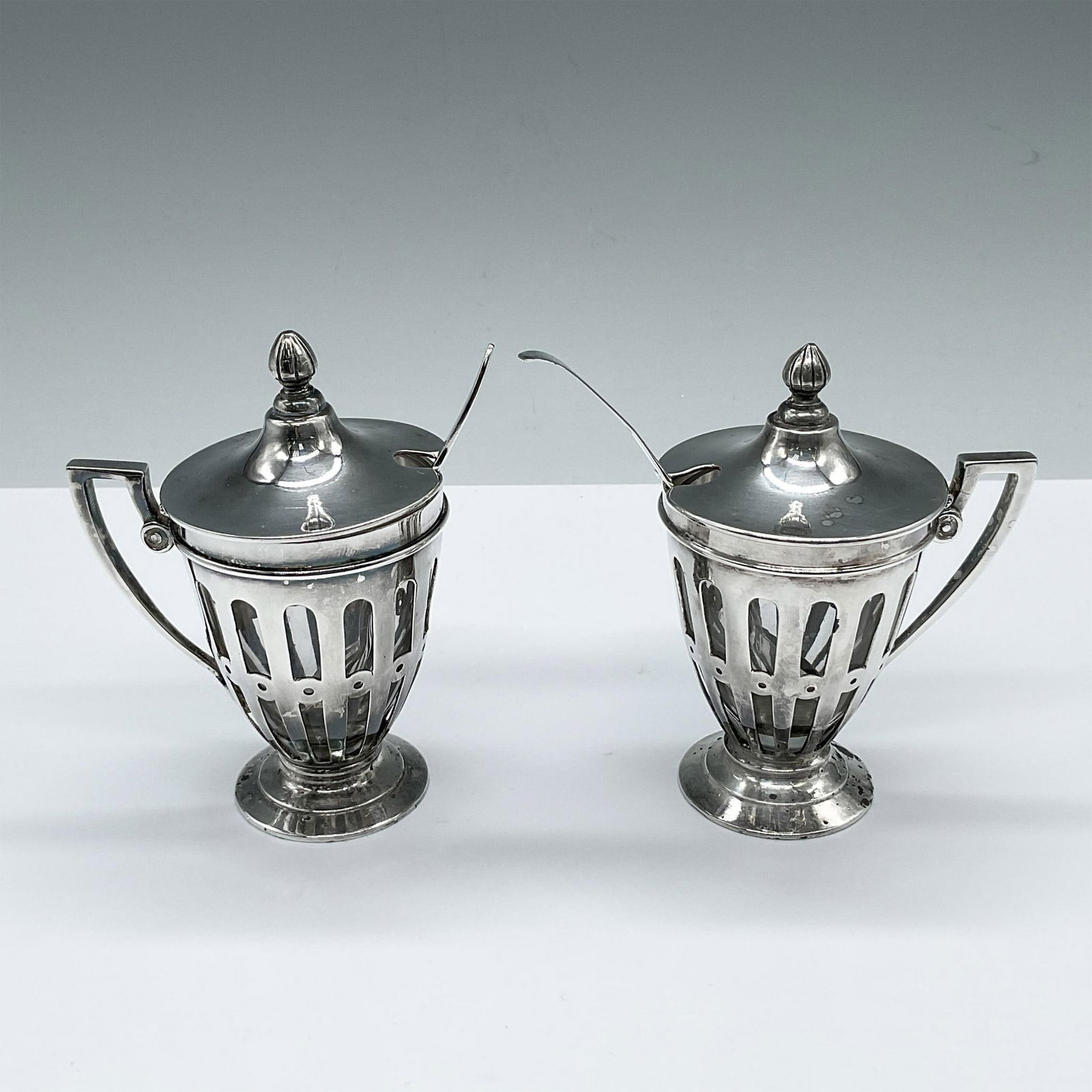 Pair of Christofle Silver Plated Condiment Pots (1 of 5)
