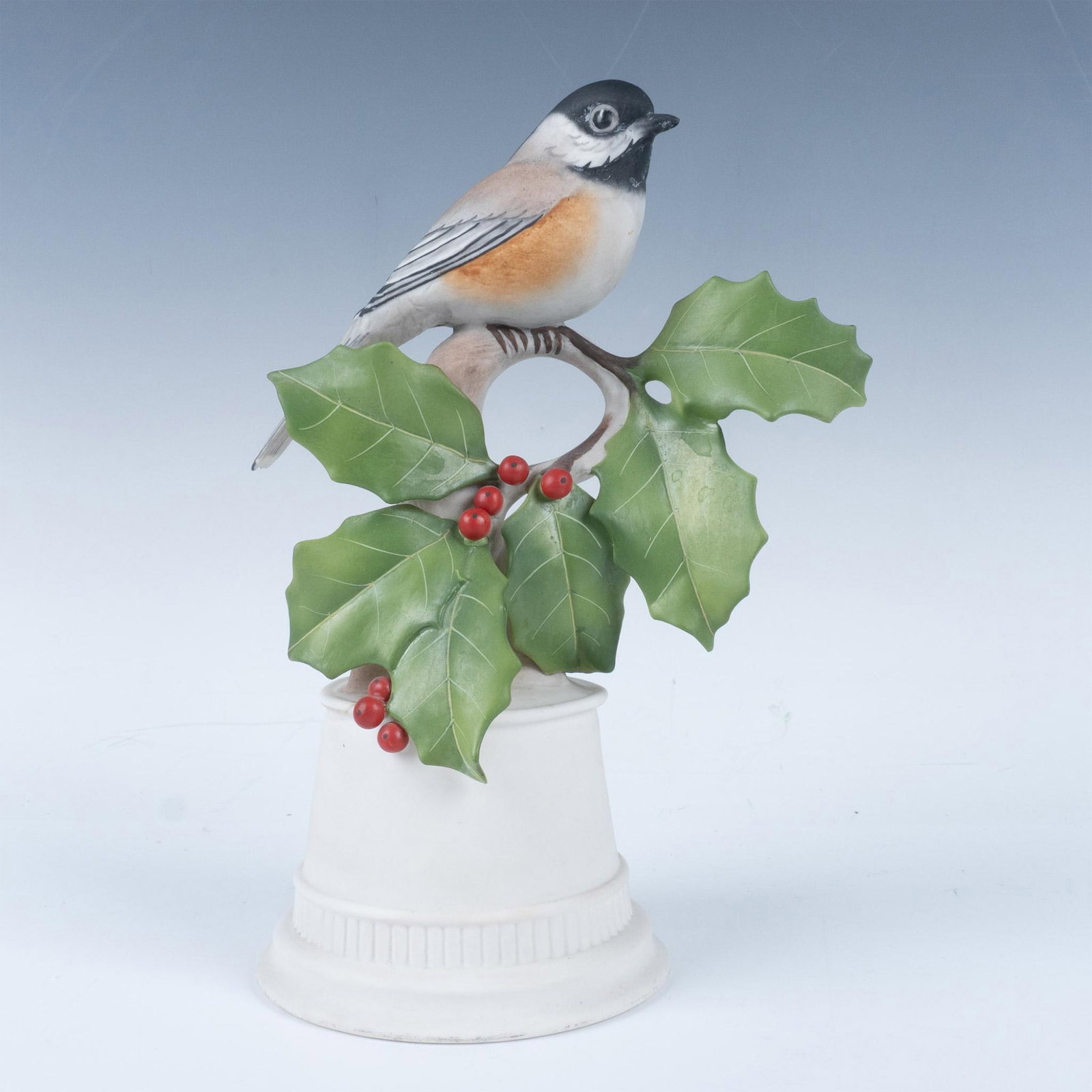 Boehm Porcelain Black-Capped Chickadee Bird Figurine (1 of 4)