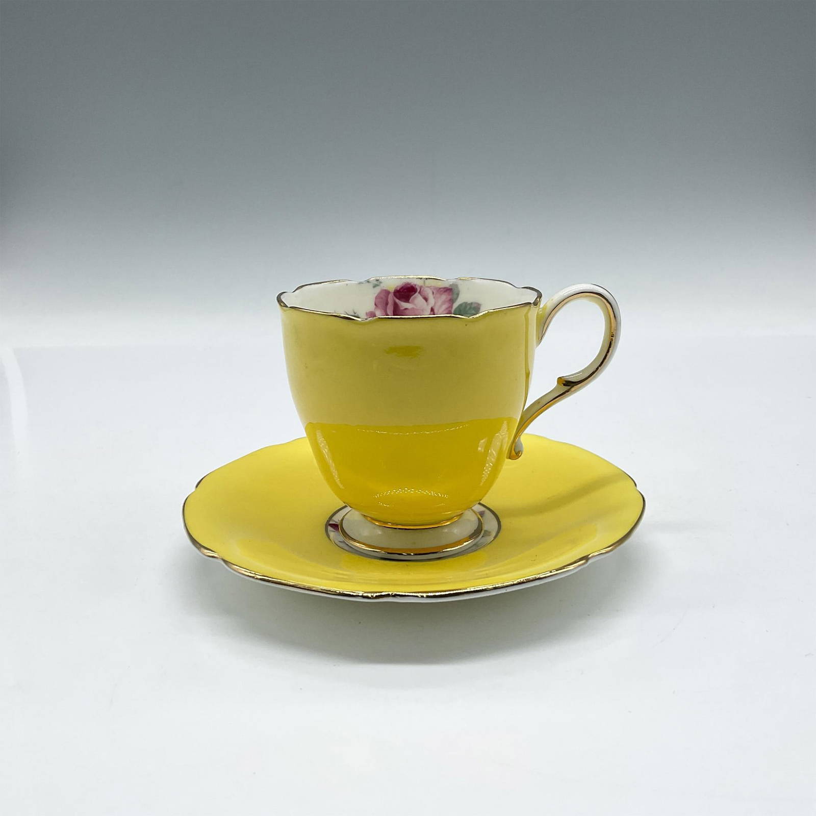 2pc Paragon Bone China Demitasse Cup & Saucer Set Auction