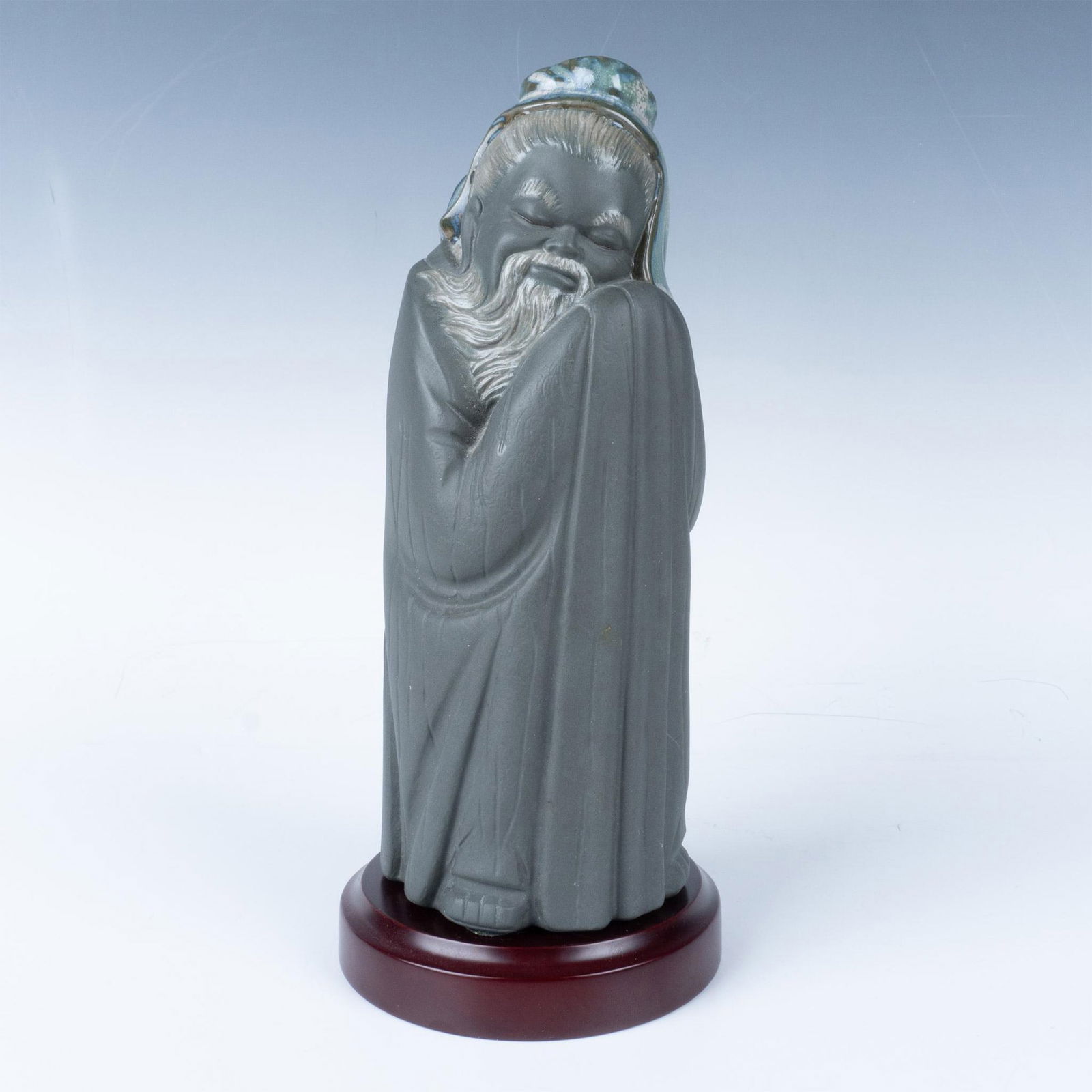 Tall Chinese 1012056 - Lladro Porcelain Figurine + Base (1 of 4)