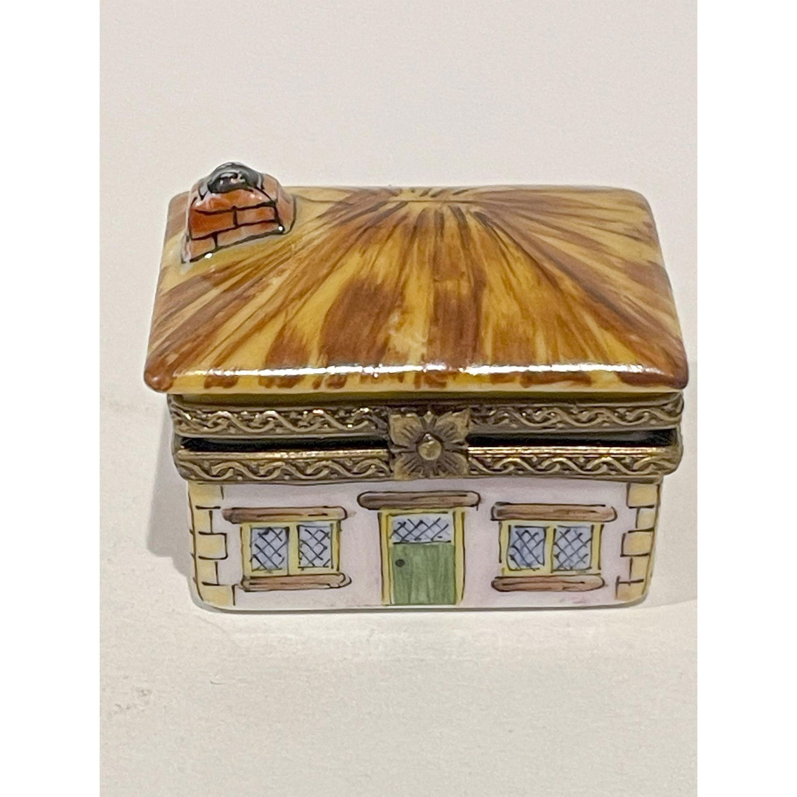 Limited Ed Limoges Keepsake, French Country Cottage House (1 of 4)