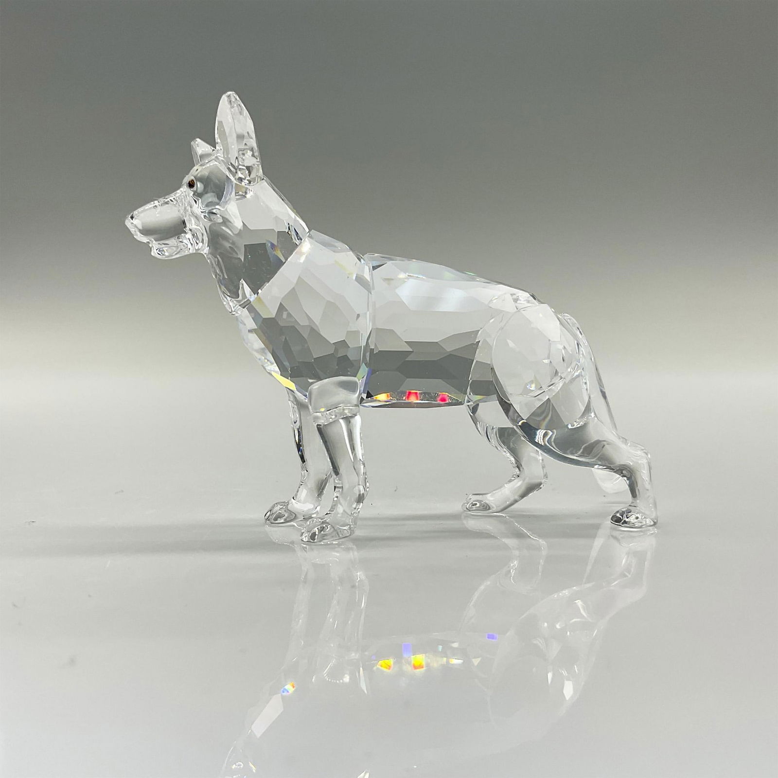 Swarovski Crystal Figurine, German Shepherd (1 of 4)