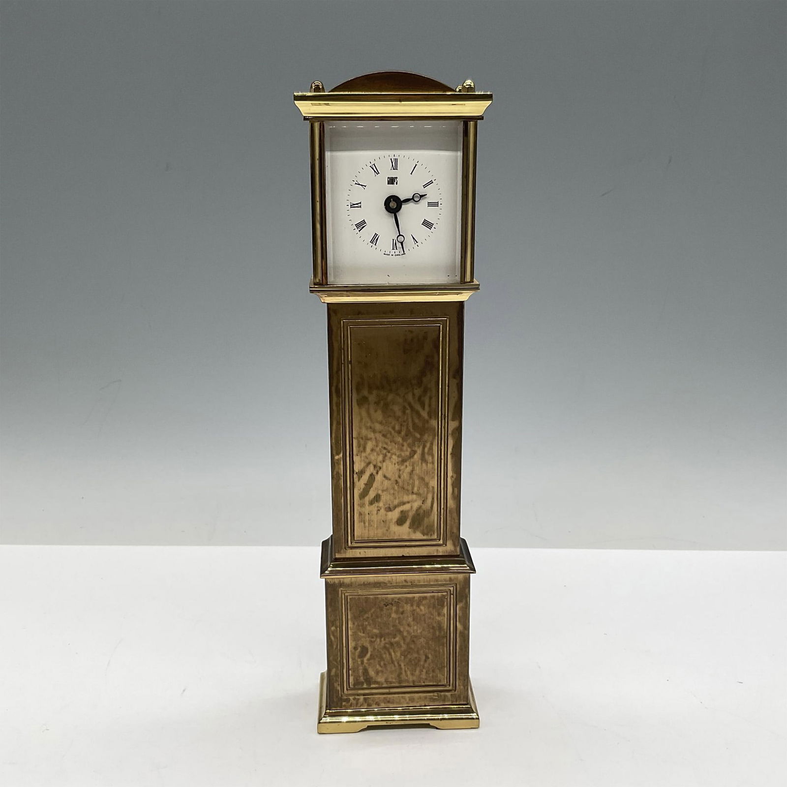Gump's Brass Quartz Table-Desk Clock (1 of 4)