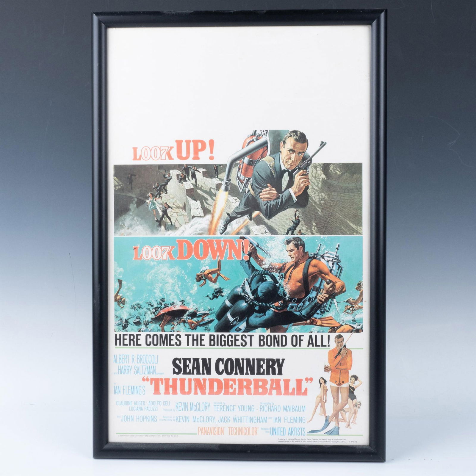 Theatrical Edition Poster of James Bond 007 Thunder (1 of 3)